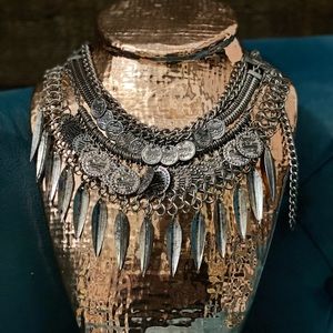 Silver Statement Necklace